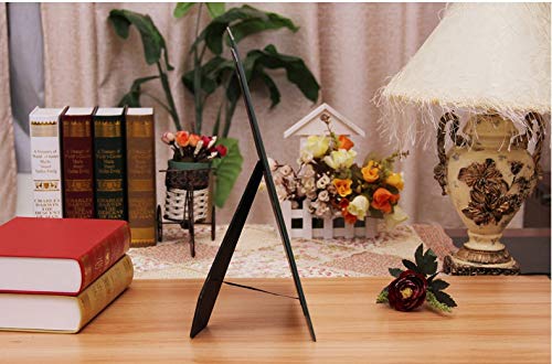 Cq acrylic 5x7 Glass Picture Frame Silver Mirrored for Photo Display Stand on Tabletop Pack of 2 - Image 5